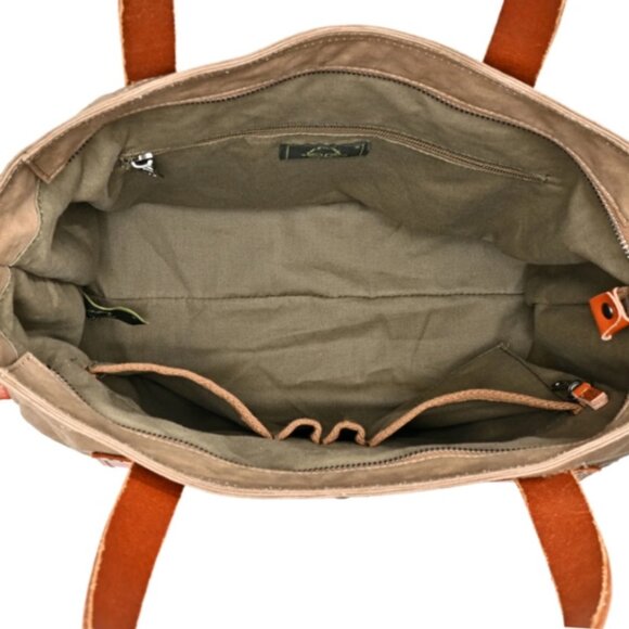 Super Horse Leather Tote Bag  (14x17) - Picture 7 of 16